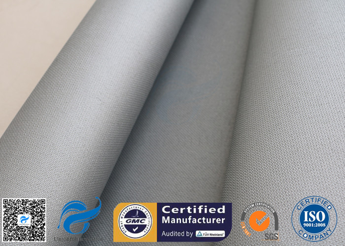 0.45mm PU Coated Fiberglass Fabric Cloth For Welding Spatter Sparks Protection