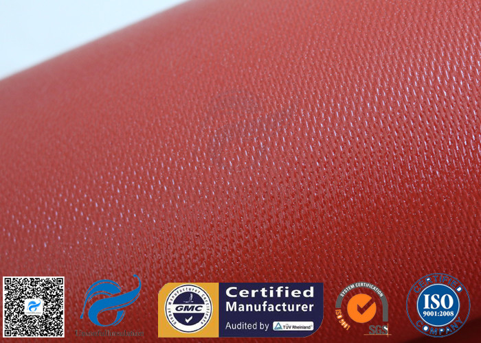 Red Silicone Coated Fiberglass Fabric 34oz 0.85MM 39.4 Inch Heavy Duty