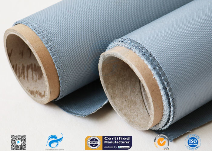 Grey Silicone Coated Fiberglass Fabric 1050GSM 39