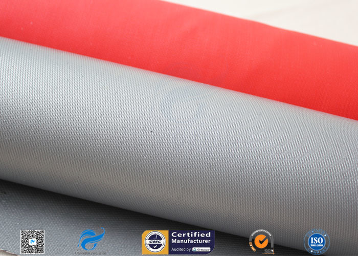 0.7mm Silicone Fiberglass Fabric For Welding Blanket Thermal Insulation Jacket