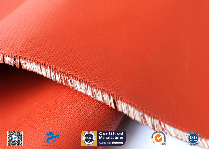 C - Glass 3732 Two Side Red Silicone Rubber Coated Fiberglass Fabric