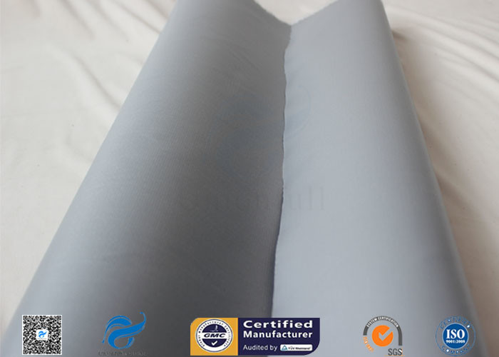 Grey 0.5mm 510g Silicone Coated Fiberglass Fabric For Expansion Joint