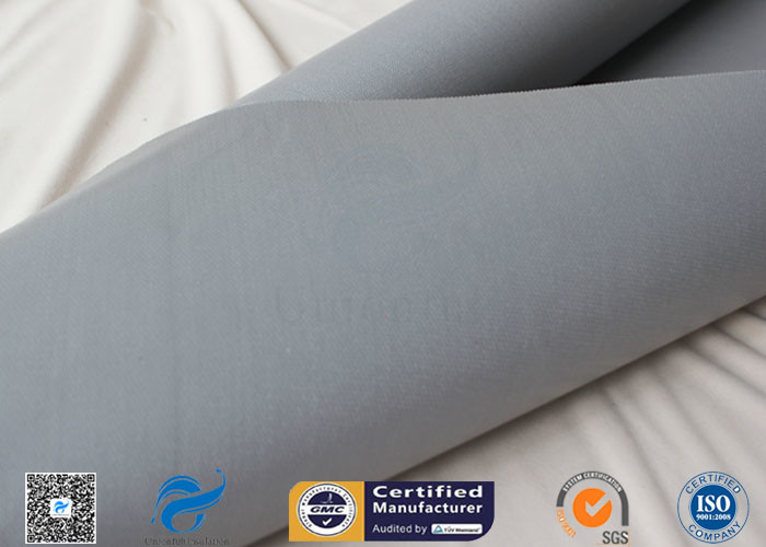 Grey 0.5mm 510g Silicone Coated Fiberglass Fabric For Expansion Joint