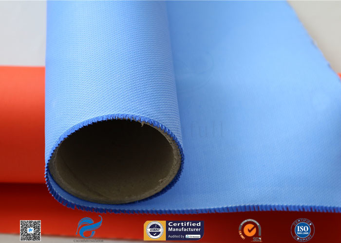 E-glass 0.5mm Silicone Coated Glass Cloth For Heat Insulation Cover