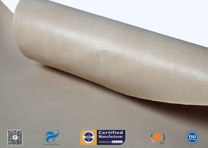 Multi Color PTFE Coated Glass Cloth / Insulation PTFE Coated Glass Fabric