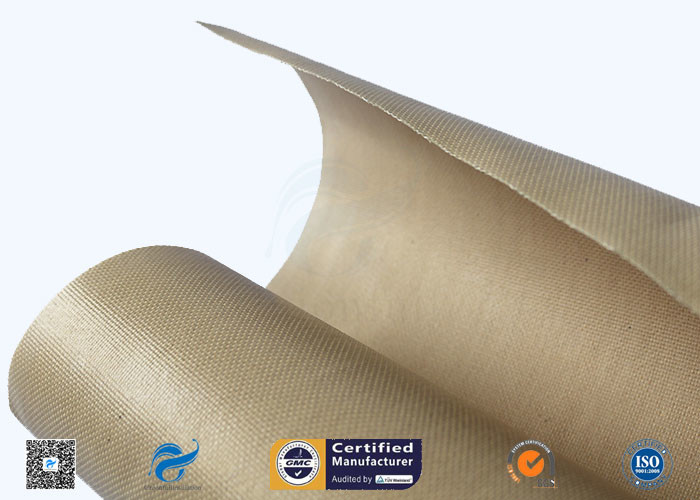 Multi Color PTFE Coated Glass Cloth / Insulation PTFE Coated Glass Fabric