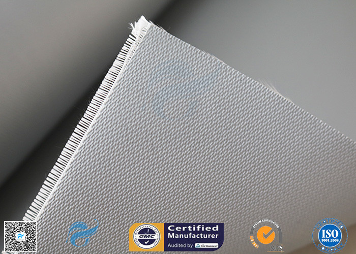 Alkali Free Fireproof 590g Double-sides 0.45mm Silicone Coated Fiberglass Fabric