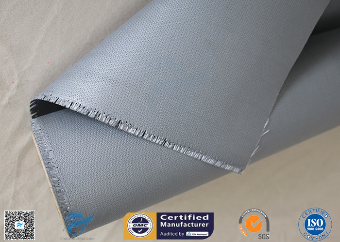 SGS Approved 510g Silicone Coated Fiberglass Fabric 18oz 0.45mm Silicone Sheet