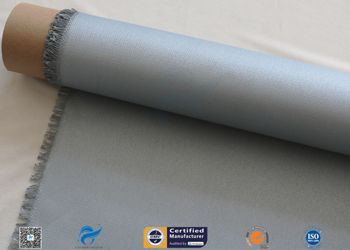 3732 0.45mm Grey PU Coated Fiberglass Fabric Cloth For Welding Blanket