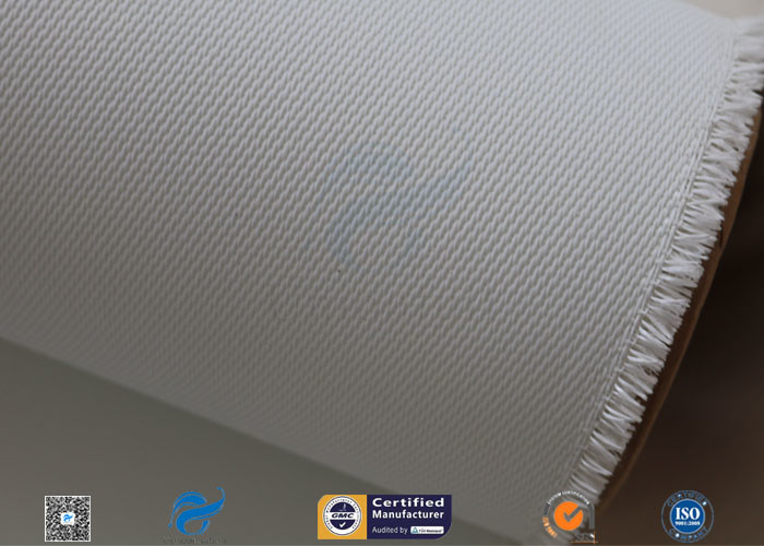 100cm Width Silicone Coated Fiberglass Fabric Polyurethane PU Coated Fiberglass Cloth