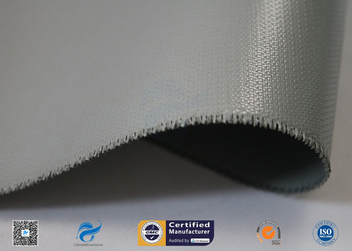 Two Side Silicone Coated Glass Fabric / Silicone Rubber Coated Fiberglass Fabric