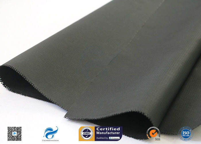 0.45mm High Temperature Black Silicone Coated Fiberglass Cloth Insulation Material