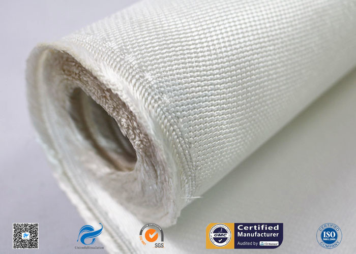 E Glass 1.3mm High Silica Cloth Fiberglass Fabric Heat Resistant Fireproof