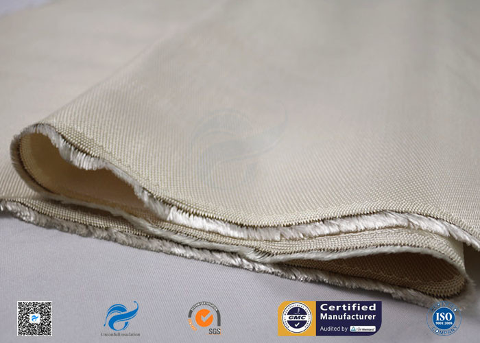 96% Silicon Dioxide 650GSM Satin High Silica Cloth High Temperature Resistant