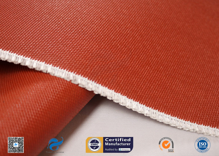 Fireproof Materials Silicone Coated Fiberglass Cloth Non Toxic Double Sides