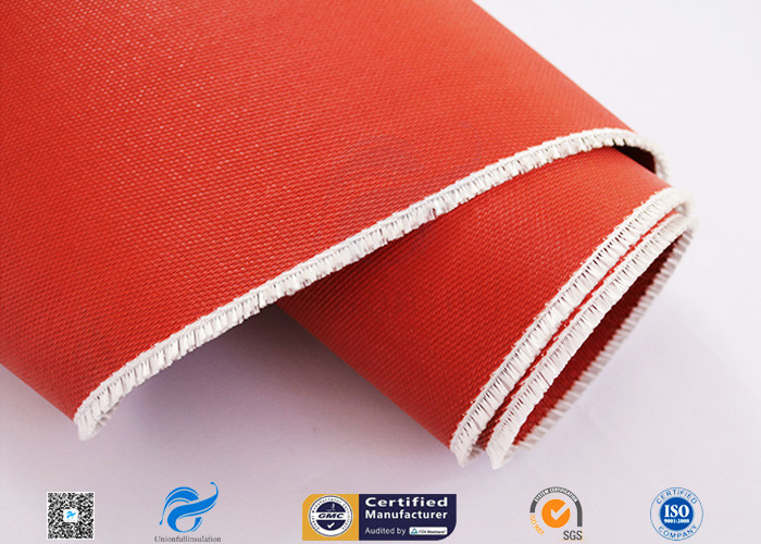 0.85mm Silicone Coated Fiberglass Fabric 260℃ High Temperaturer Resistant