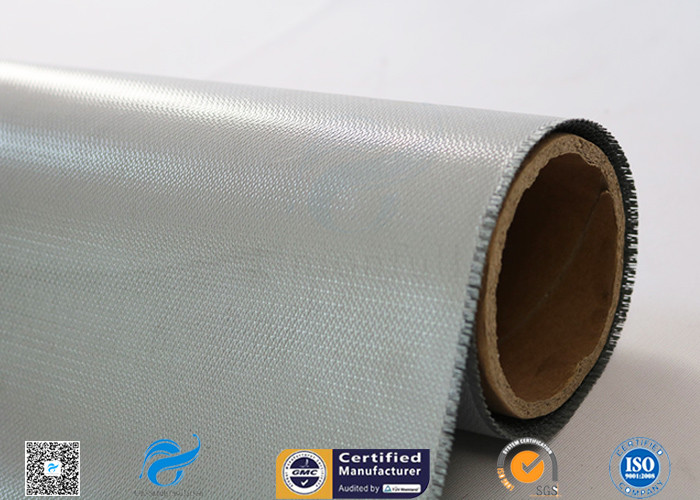 0.45mm 260℃ Heat Protection Fiberglass Fabric With Silicone Glue One Side