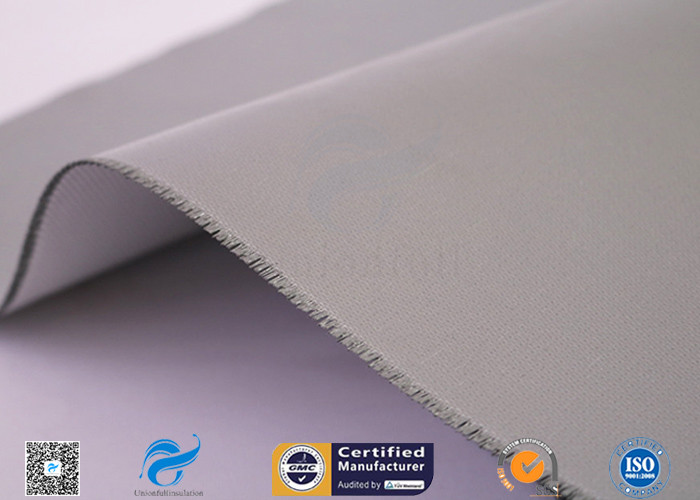 Electrical Insulation Durable Silicone Coated Fiberglass Fabric Satin Weave