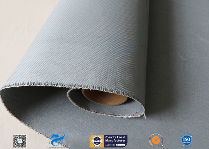 Grey Silicone Coated Fiberglass Fabric 1600GSM 47OZ Heavy ...